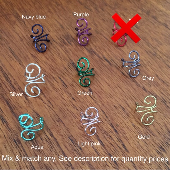 x7 No Piercing Ear Cuff Earrings - Picture 2 of 5